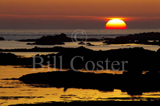 Sunset L'Eree Bay, Guernsey
