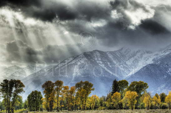 Shafts of Light Grand Teton