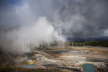 Norris Geyser Basin storm