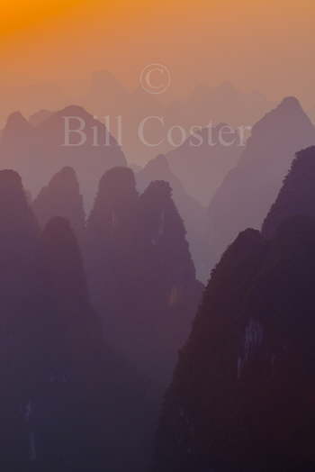 Limestone Karst Hills Sunrise
