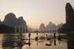 Cormorant Fisherman Casting Nets