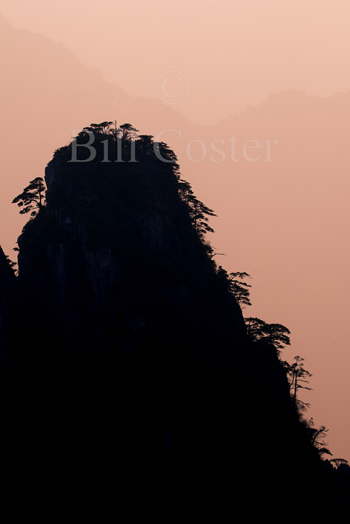 Yellow Mountains Silhouette